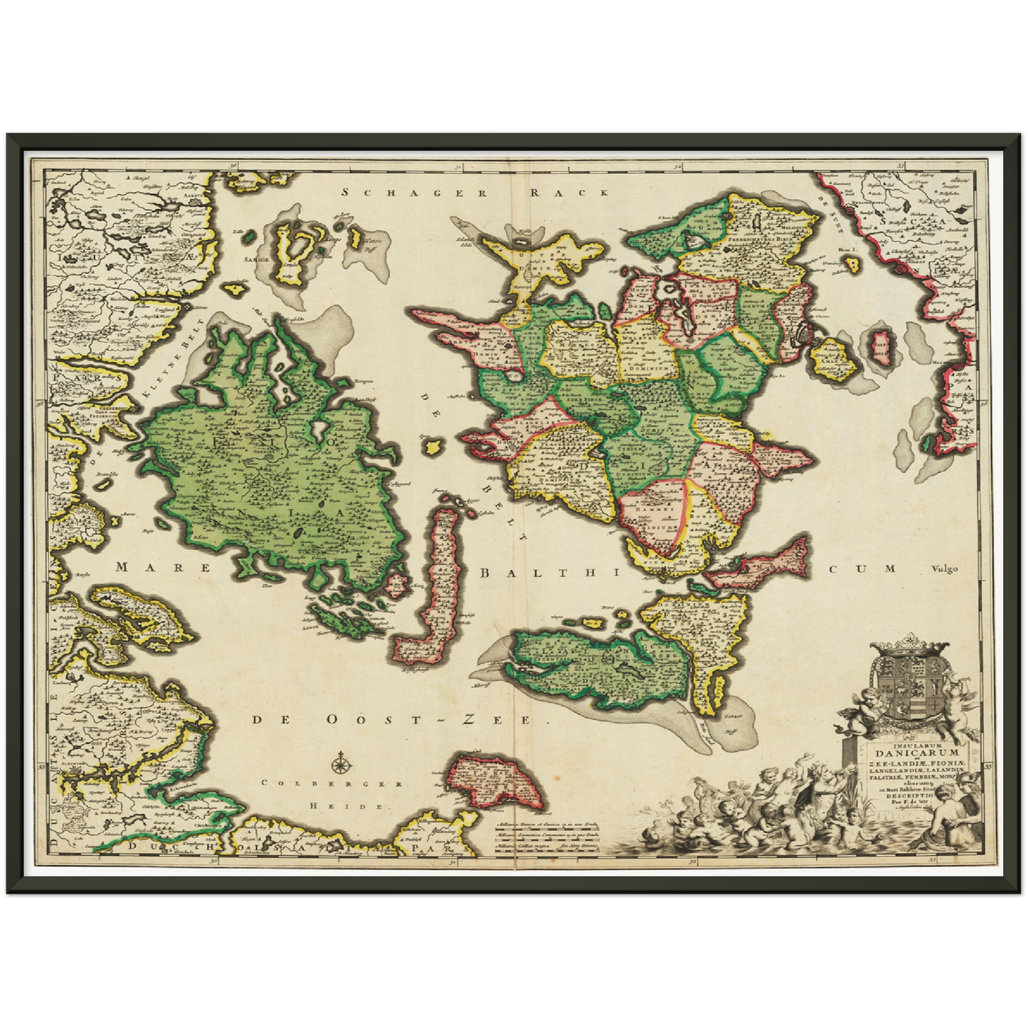 Historical city map  Test product horizontal 3 sizes