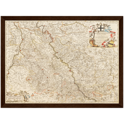 Historical city map  Test product horizontal 3 sizes