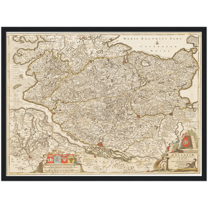 Historical city map  Test product horizontal 3 sizes