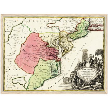 Historical city map  Test product horizontal 3 sizes