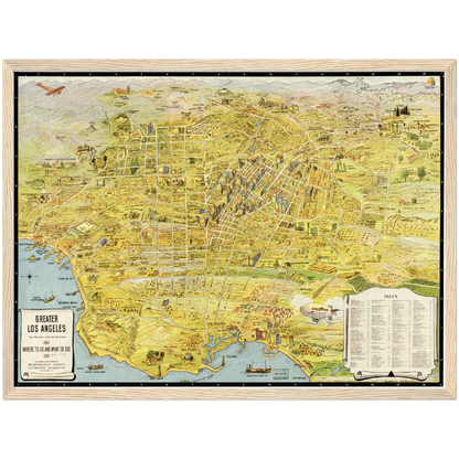 Historical city map  Test product horizontal 3 sizes