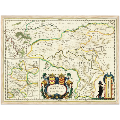 Historical city map  Test product horizontal 3 sizes