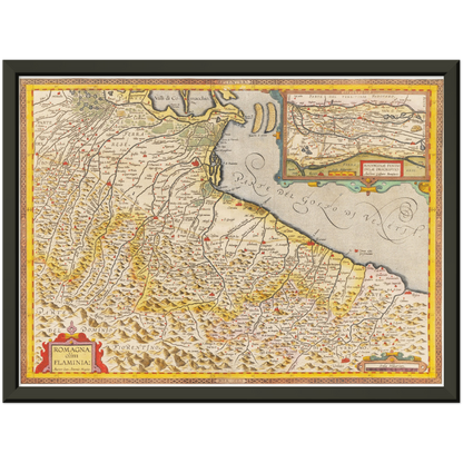 Historical city map  Test product horizontal 3 sizes