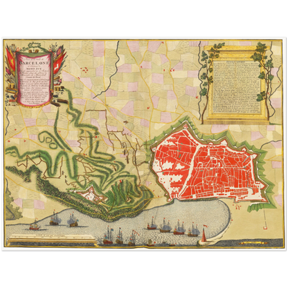 Historical city map  Test product horizontal 3 sizes