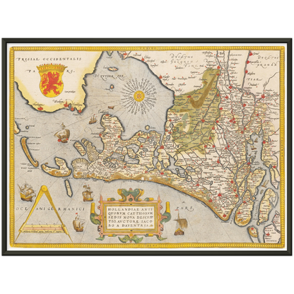 Historical city map  Test product horizontal 3 sizes