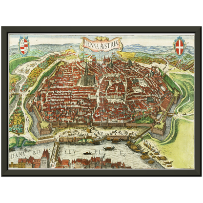 Historical city map  Test product horizontal 3 sizes