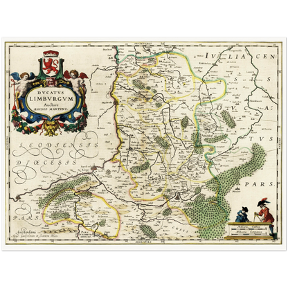 Historical city map  Test product horizontal 3 sizes