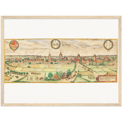 Historical city map  Test product horizontal 3 sizes