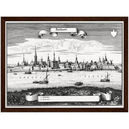 Historical city map  Test product horizontal 3 sizes