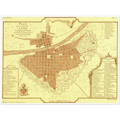 Historical city map  Test product horizontal 3 sizes