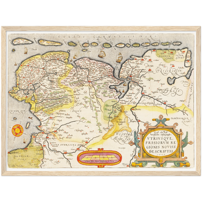 Historical city map  Test product horizontal 3 sizes