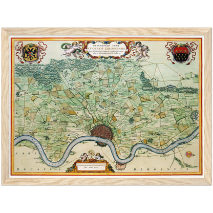 Historical city map  Test product horizontal 3 sizes