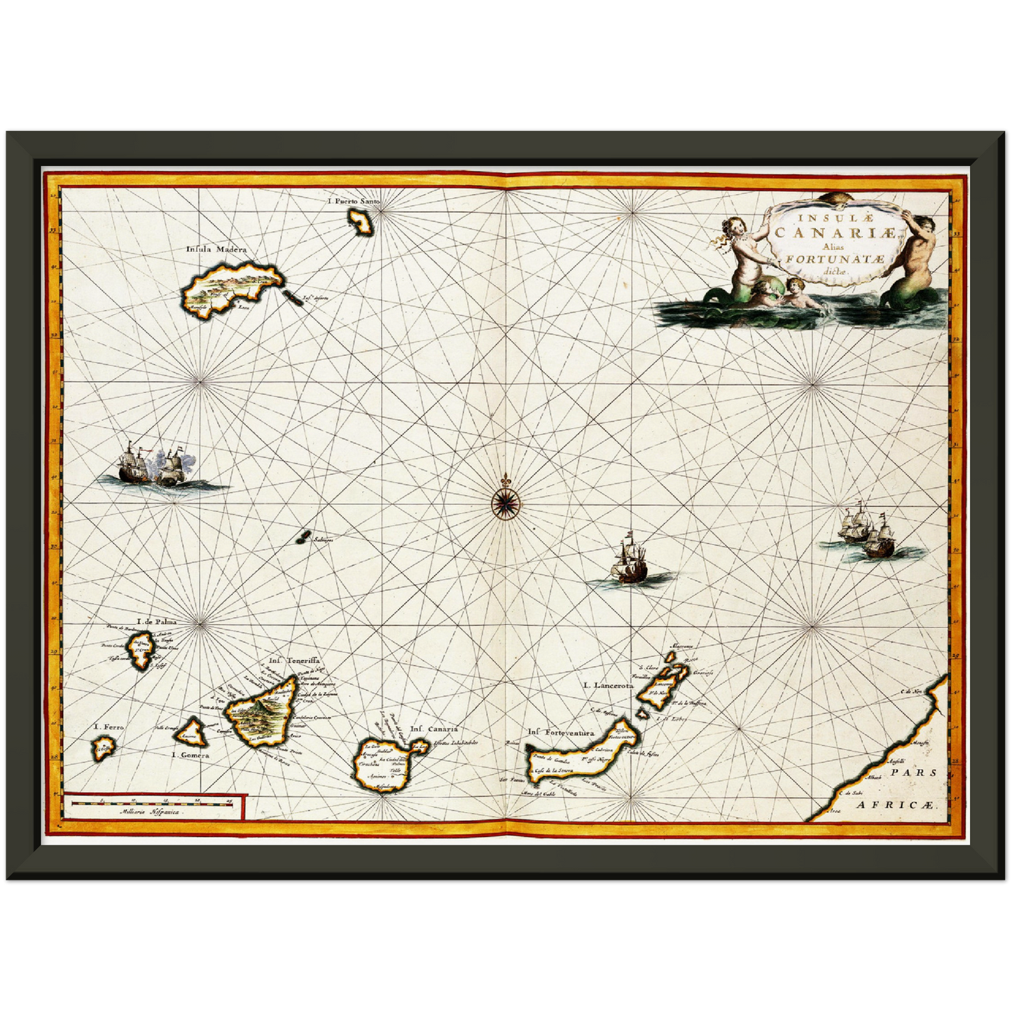Historical city map  Test product horizontal 3 sizes