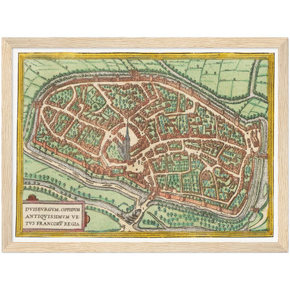 Historical city map  Test product horizontal 3 sizes