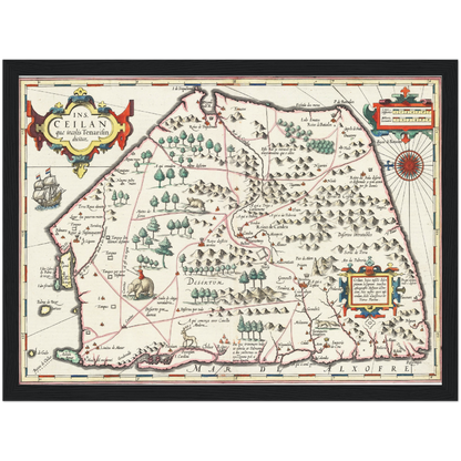 Historical city map  Test product horizontal 3 sizes