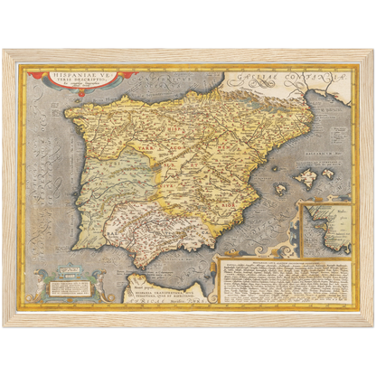 Historical city map  Test product horizontal 3 sizes