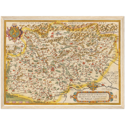 Historical city map  Test product horizontal 3 sizes