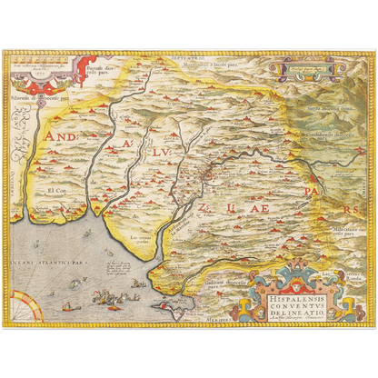 Historical city map  Test product horizontal 3 sizes