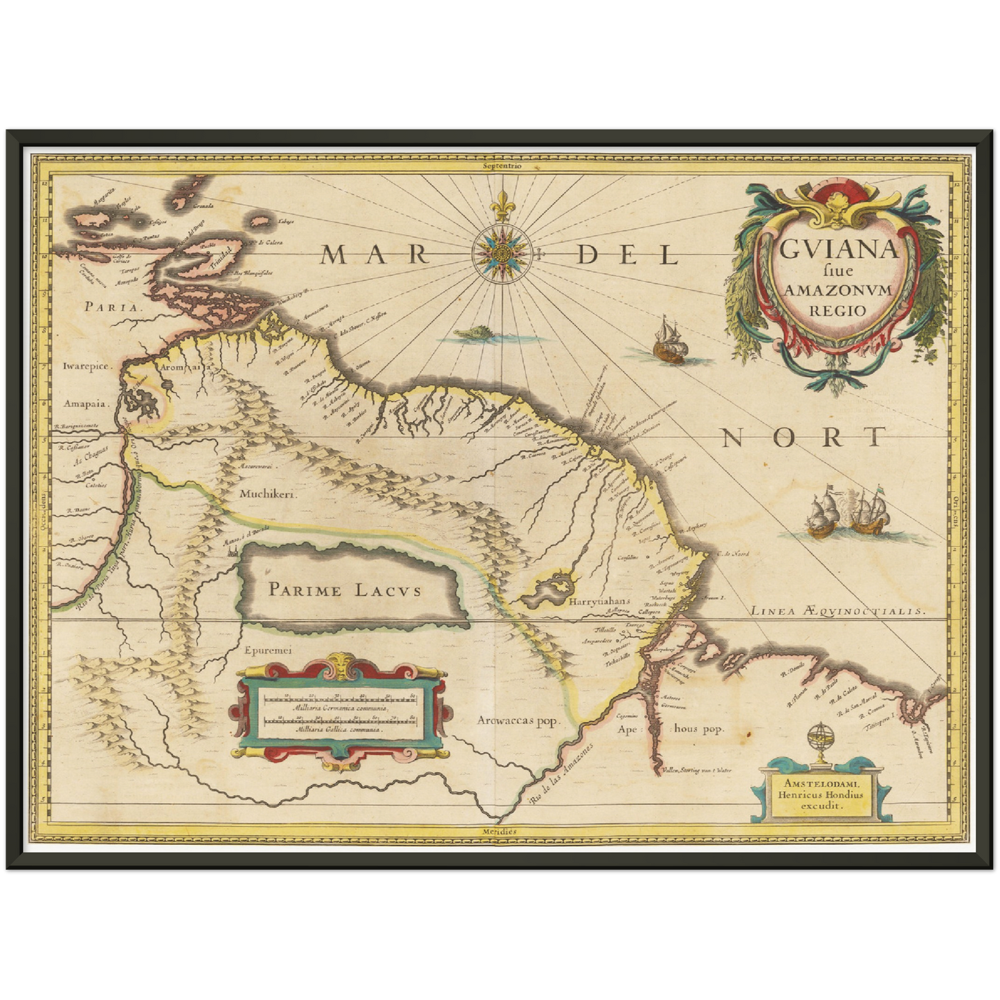 Guyana um 1638