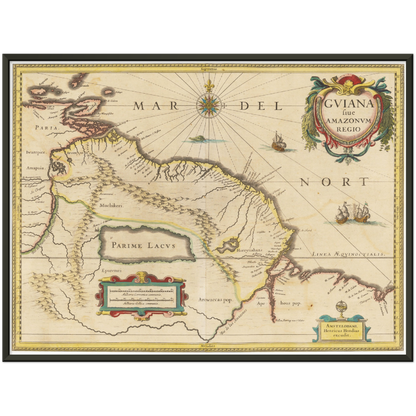 Guyana um 1638