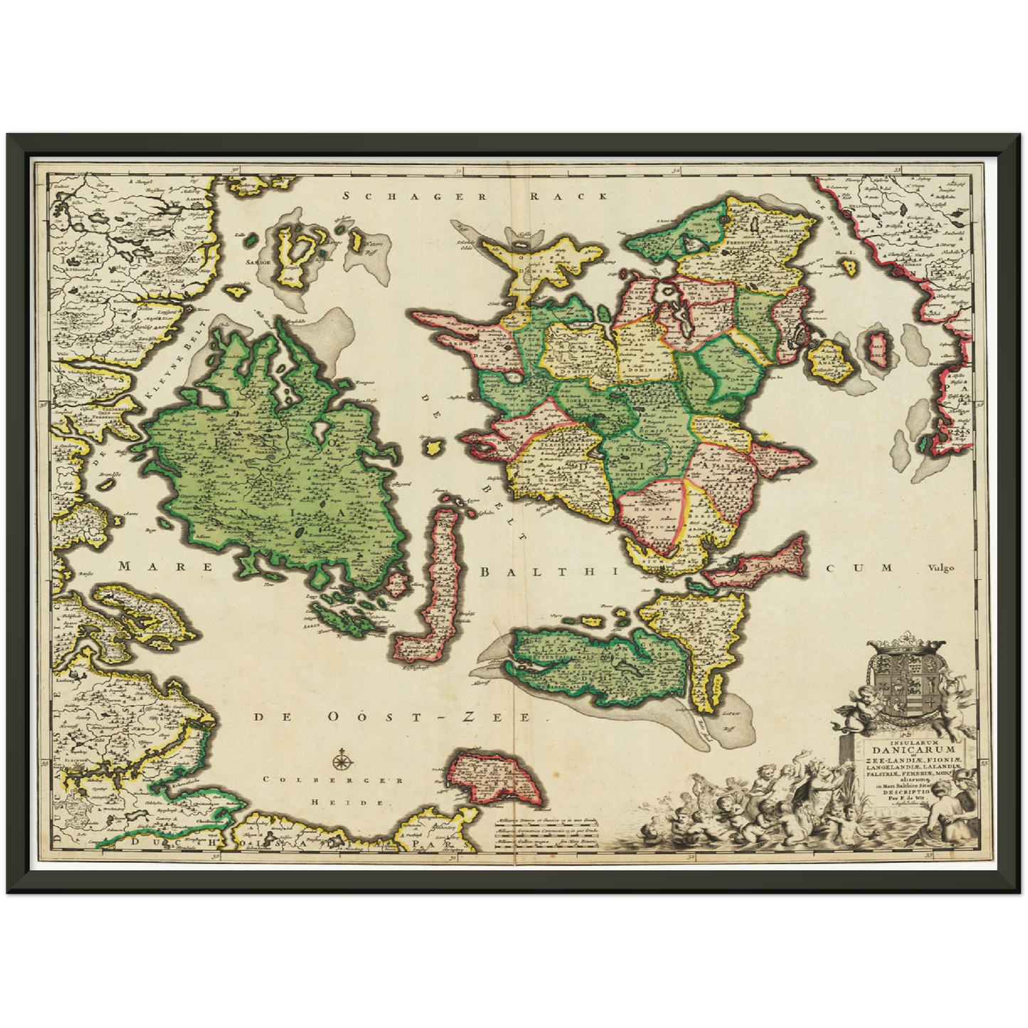 Historical city map  Test product horizontal 3 sizes