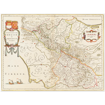 Historical city map  Test product horizontal 3 sizes