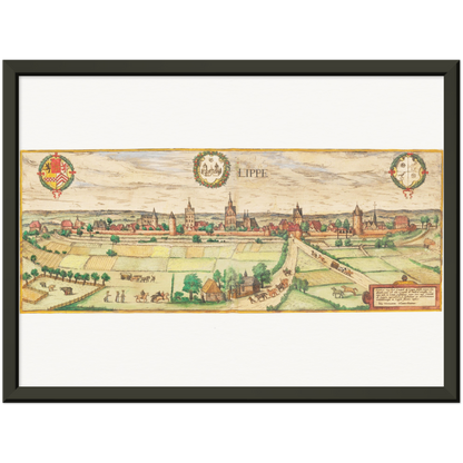 Historical city map  Test product horizontal 3 sizes