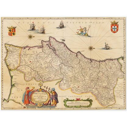 Historical city map  Test product horizontal 3 sizes