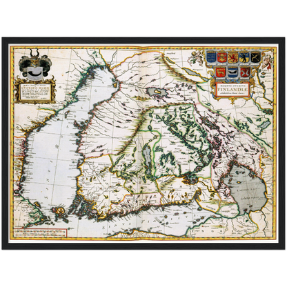 Historical city map  Test product horizontal 3 sizes