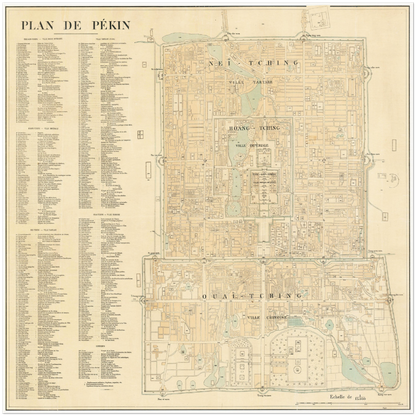 Historical city map  Test product horizontal 3 sizes