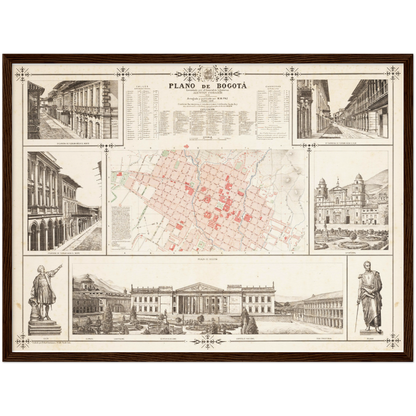Historical city map  Test product horizontal 3 sizes