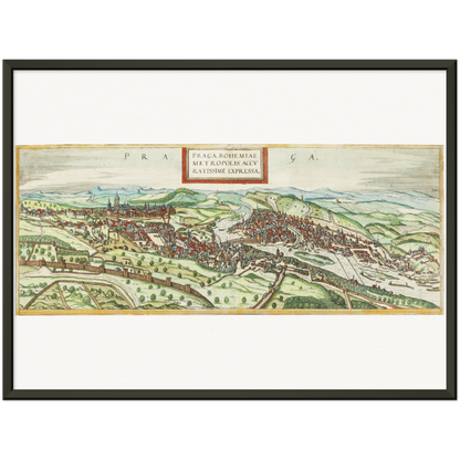 Historical city map  Test product horizontal 3 sizes