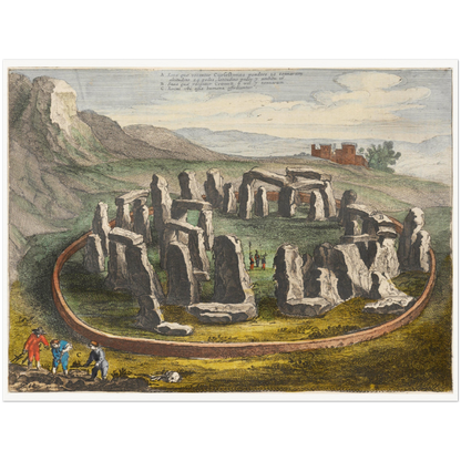 Historical city map  Test product horizontal 3 sizes