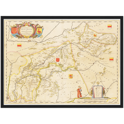 Historical city map  Test product horizontal 3 sizes