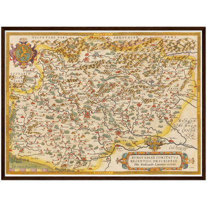 Historical city map  Test product horizontal 3 sizes