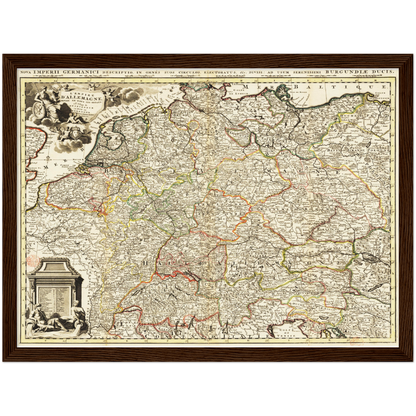Historical city map  Test product horizontal 3 sizes