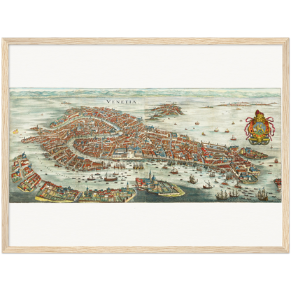 Historical city map  Test product horizontal 3 sizes