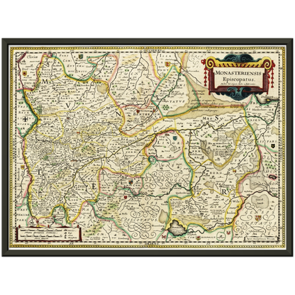 Historical city map  Test product horizontal 3 sizes