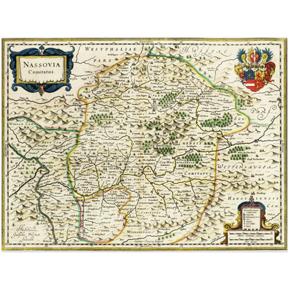 Historical city map  Test product horizontal 3 sizes