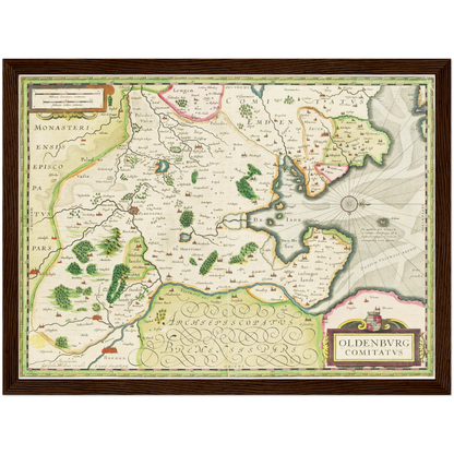 Historical city map  Test product horizontal 3 sizes