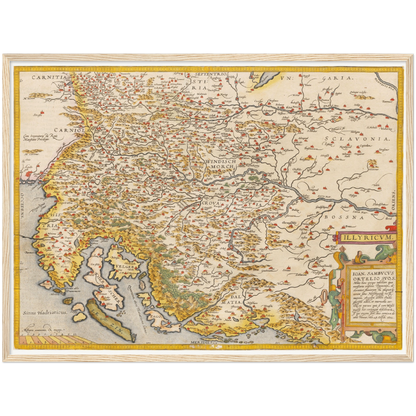 Historical city map  Test product horizontal 3 sizes