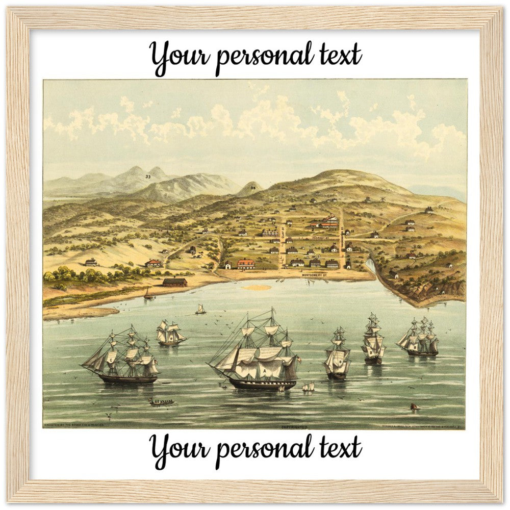 Personalisierte historische amerikanische Stadtansichten