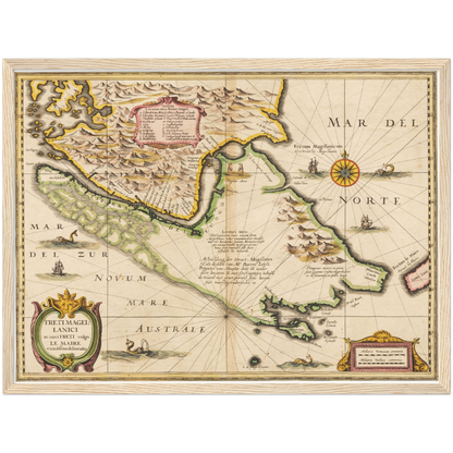 Historical city map  Test product horizontal 3 sizes