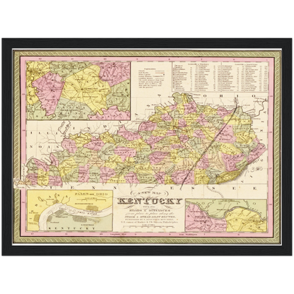 Historical city map  Test product horizontal 3 sizes