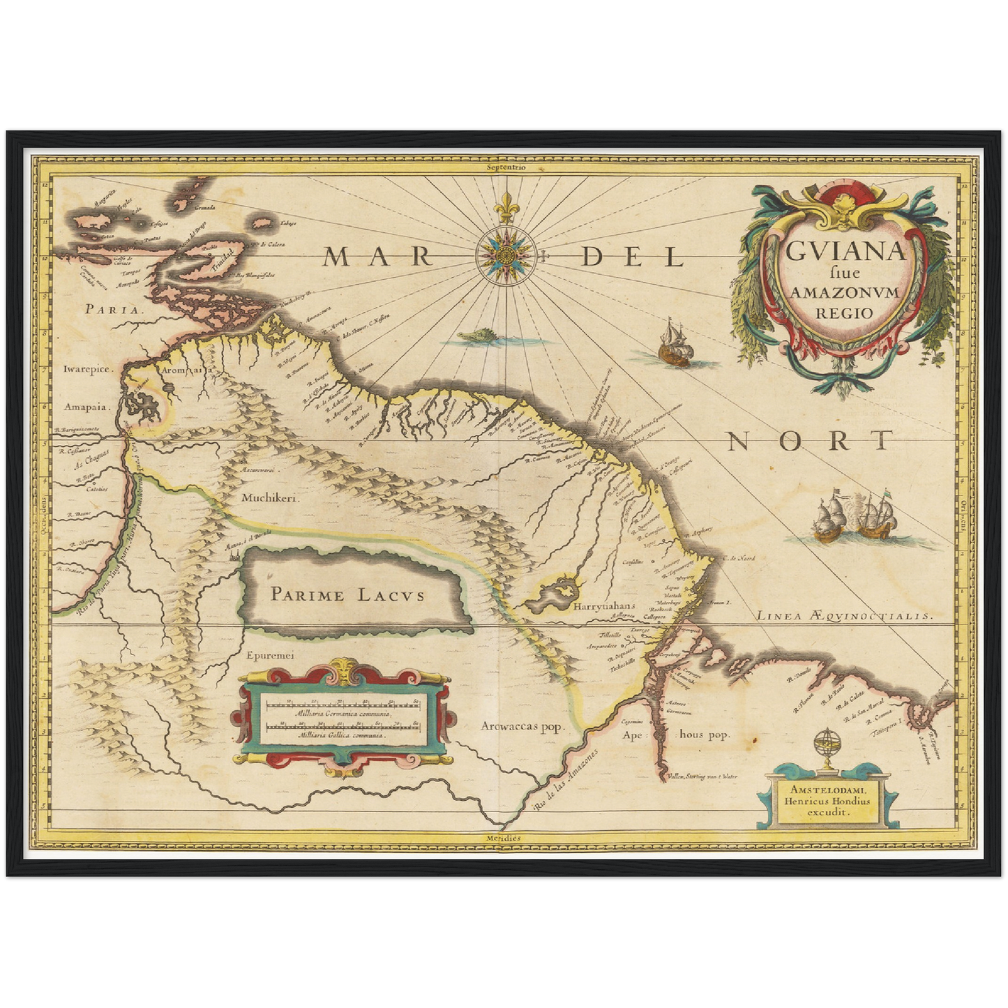 Guyana um 1638
