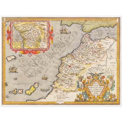 Historical city map  Test product horizontal 3 sizes