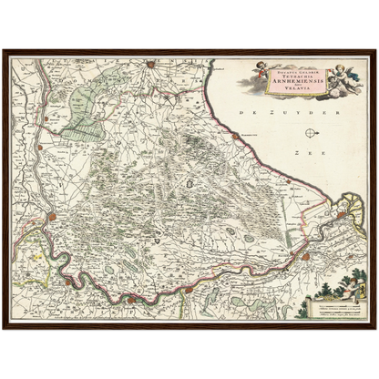 Historical city map  Test product horizontal 3 sizes