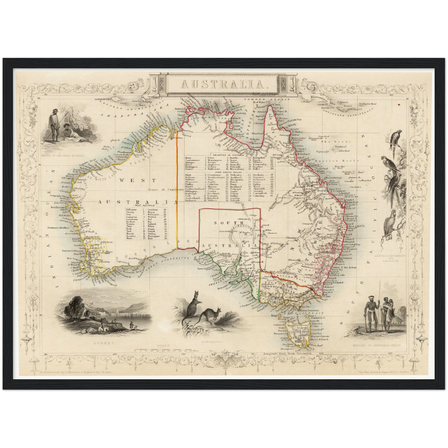 Australien um 1850