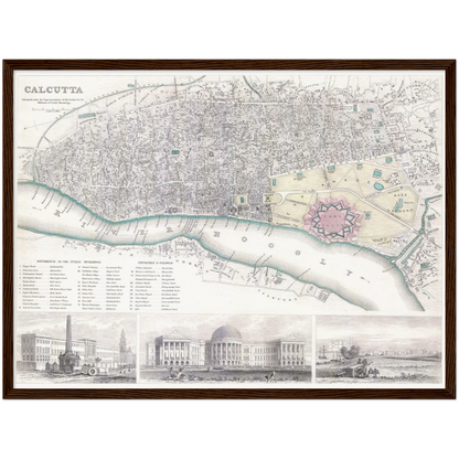 Historical city map  Test product horizontal 3 sizes