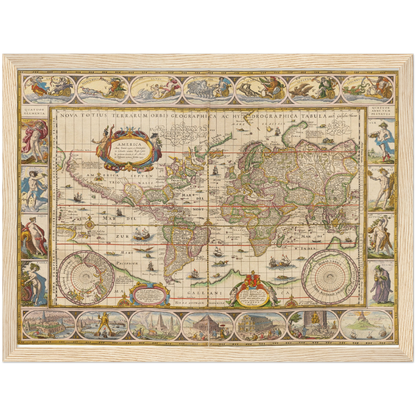Historical city map  Test product horizontal 3 sizes
